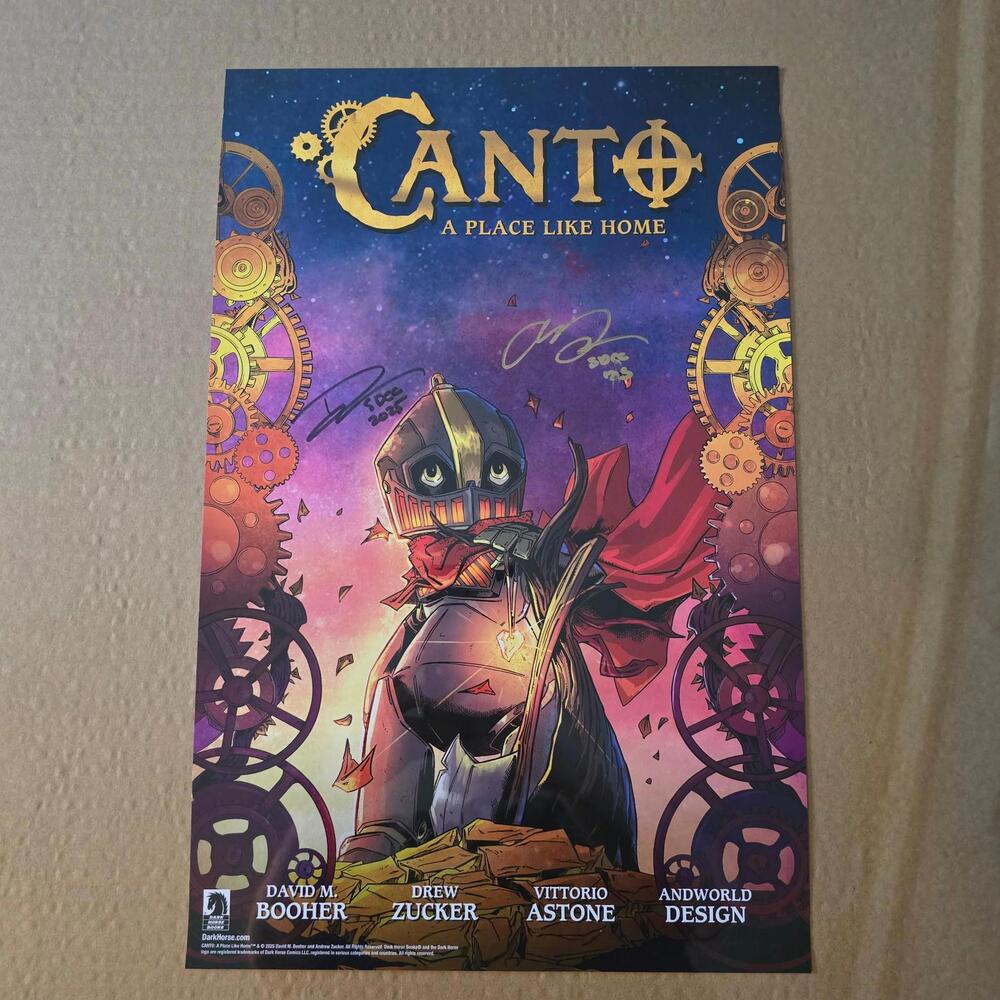 SDCC 2025 Dark Horse Comics Canto print 11x17 SIGNED Drew Zucker David M. Booher